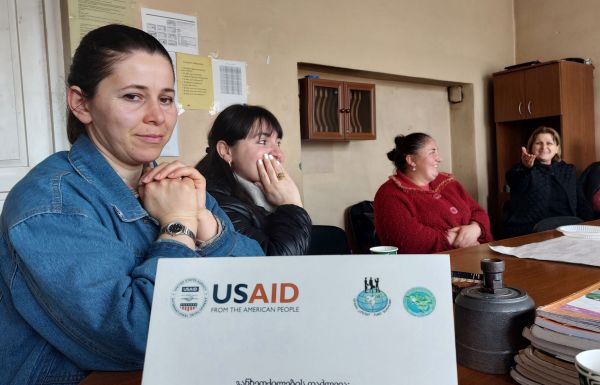 Women&#039;s solidarity and forum theater - meetings with women and youth groups of the village Didinedzi continue