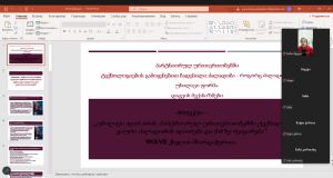 Online Meeting Held with Women’s Groups from Khoni and Senaki