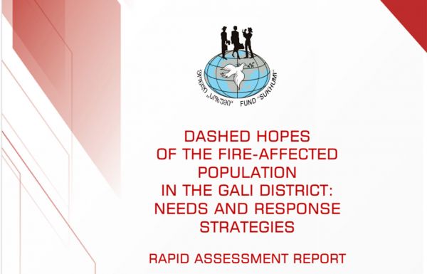 “Dashed hopes of the fire-affected population in the Gali district: Needs and response strategies”